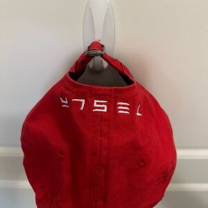 Tesla Red Casual Cap